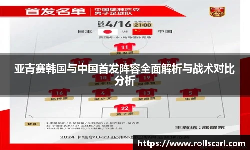 乐竟亚青赛韩国与中国首发阵容全面解析与战术对比分析
